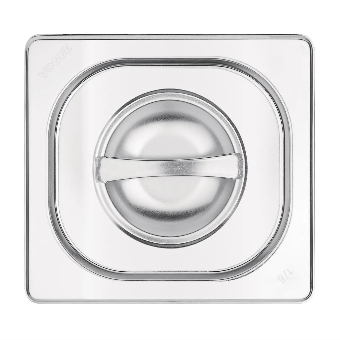Vogue Stainless Steel 1/6 Gastronorm Lid - Image 2