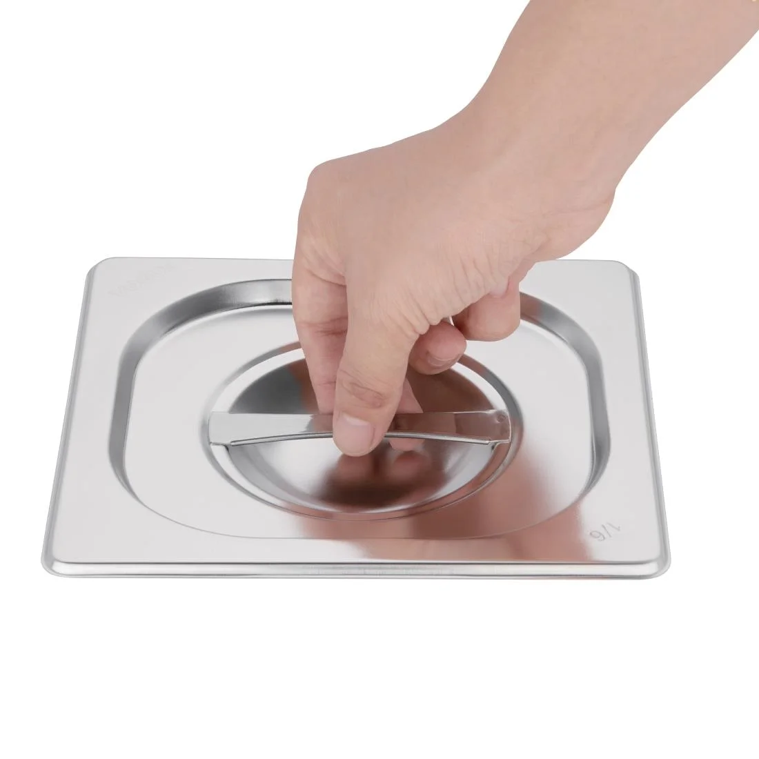 Vogue Stainless Steel 1/6 Gastronorm Lid - Image 3