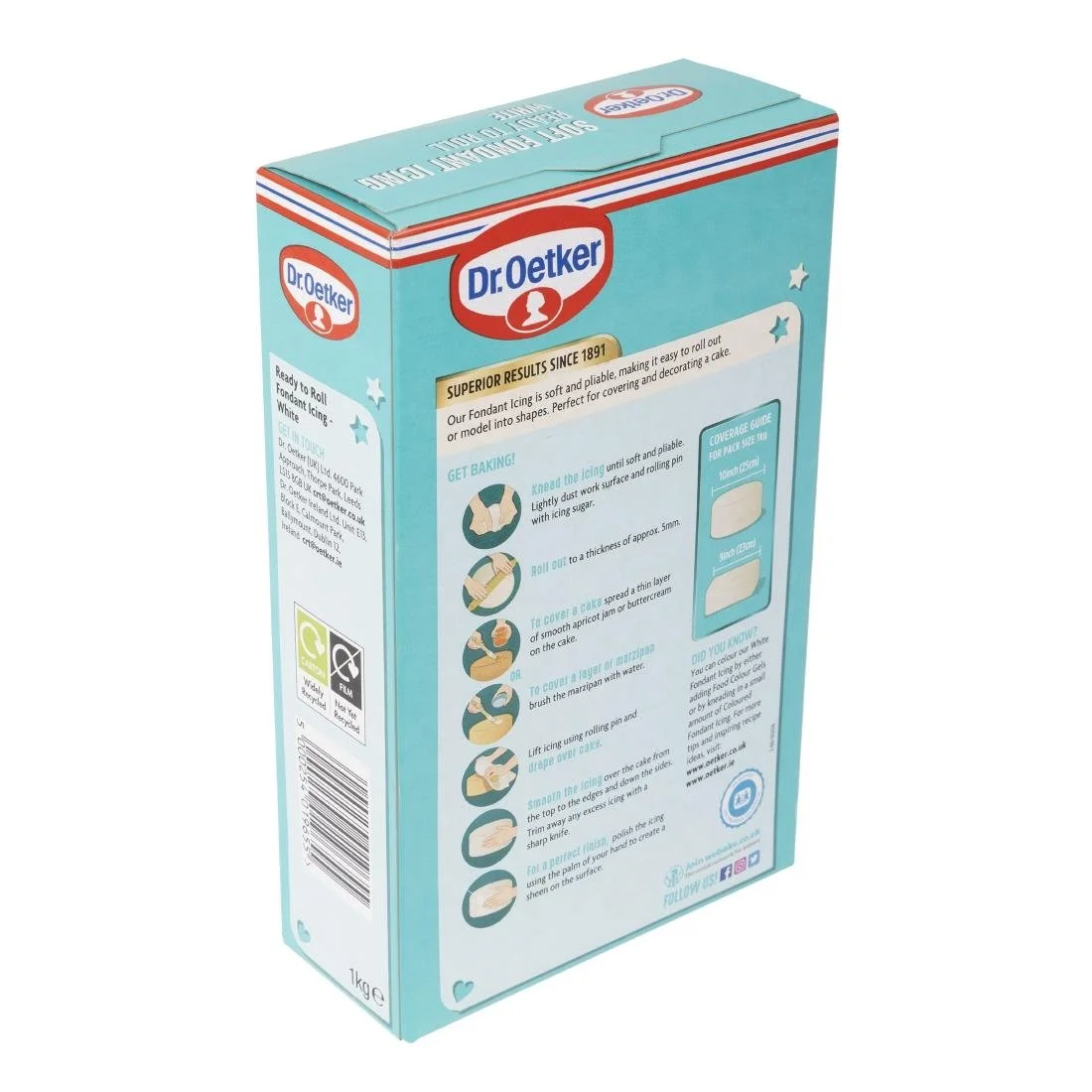 Dr. Oetker Soft Fondant White Icing Ready to Roll 1kg - Image 3
