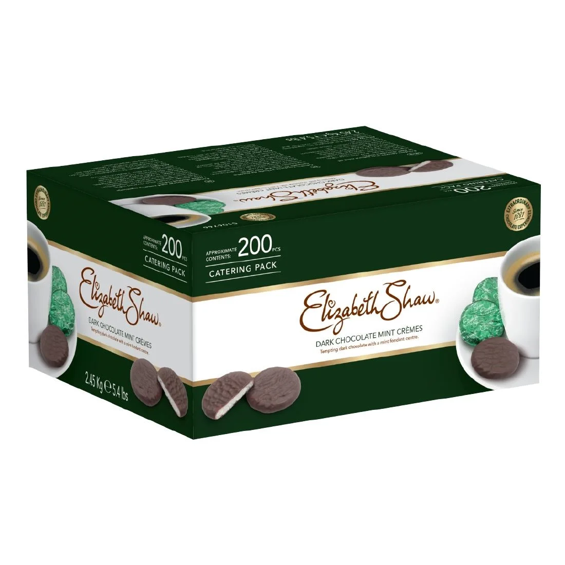 Elizabeth Shaw Dark Mint Creme 2.45kg (200 singles Pack)