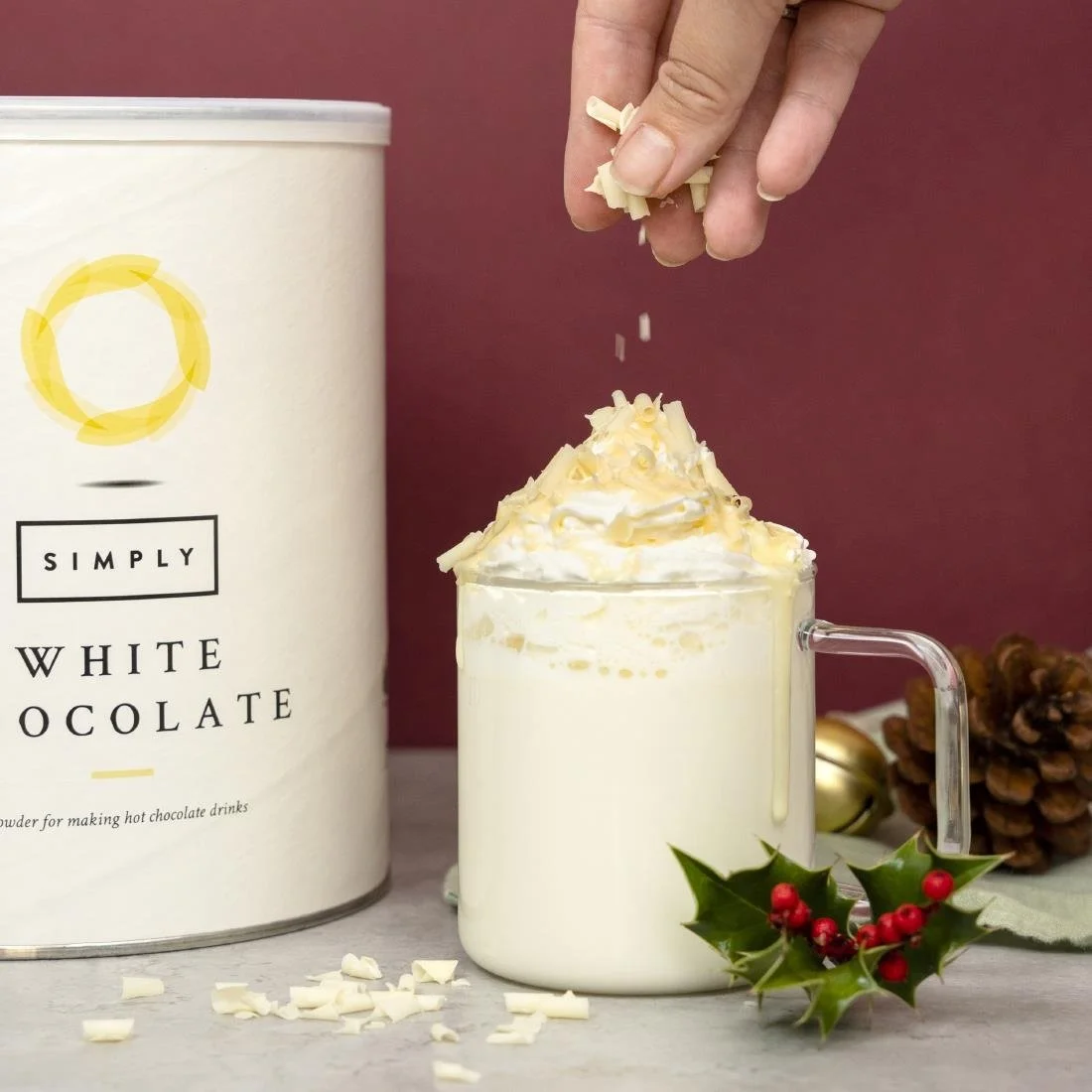Simply Luxury White Chocolate Powder 1kg - Image 5