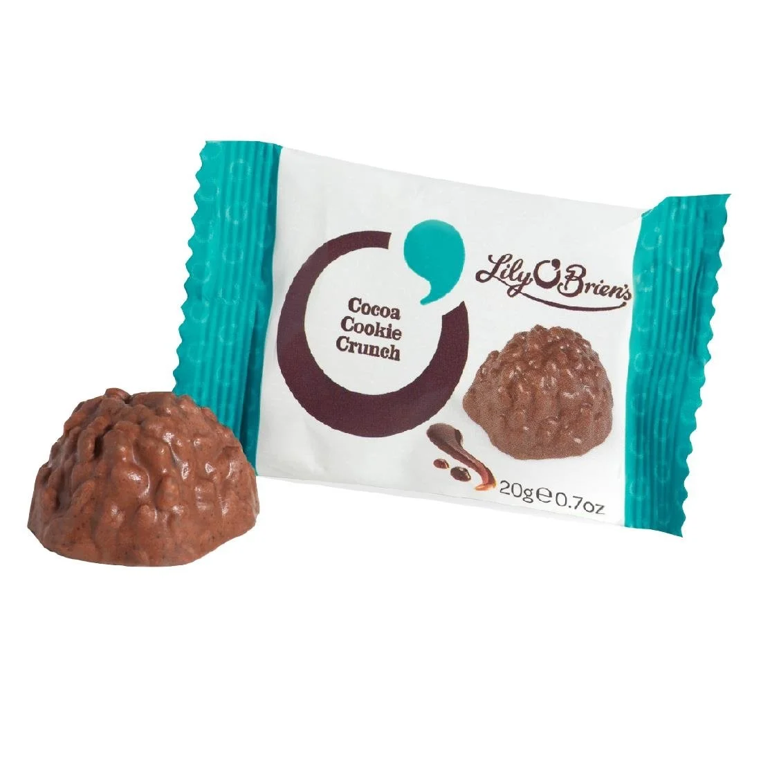 Lily O'Brien's Cocoa Cookie Crunch 20g (350 Pack) - Image 2