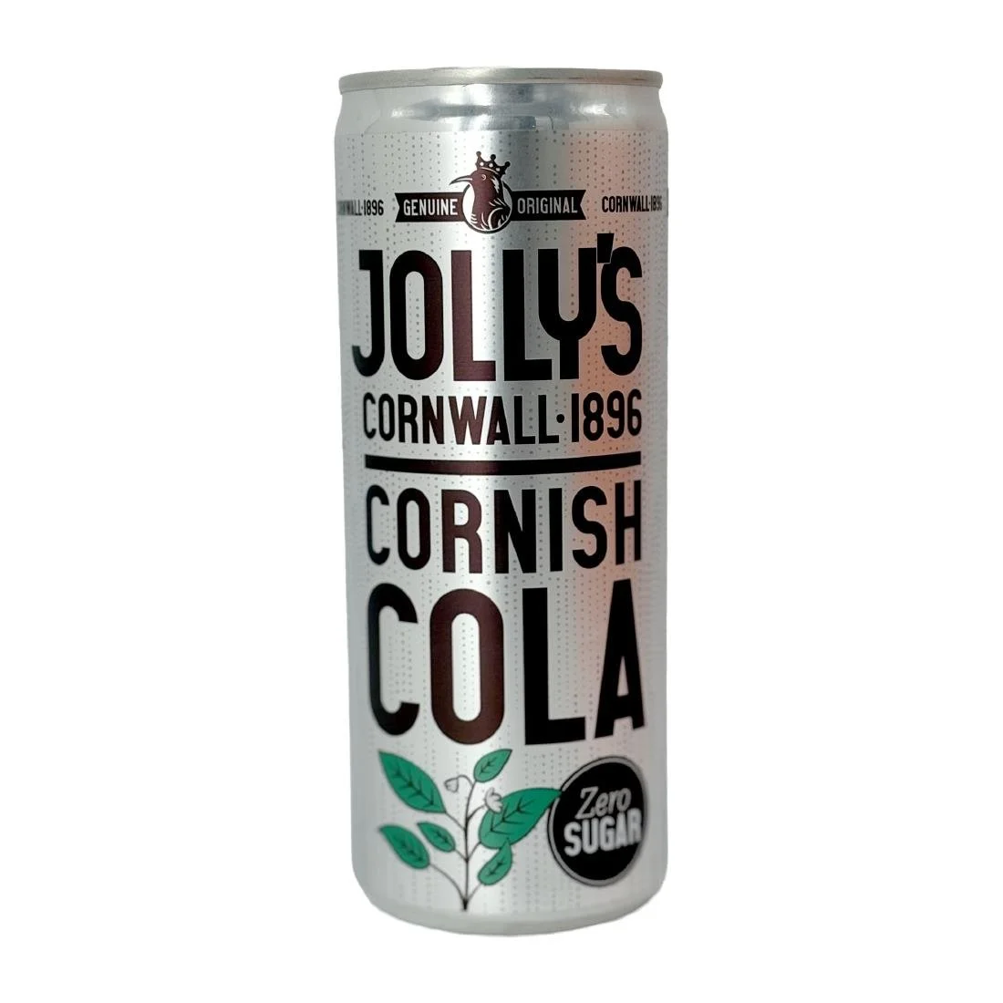 Jolly's Cornish Cola Zero Cans 250ml (24 Pack)