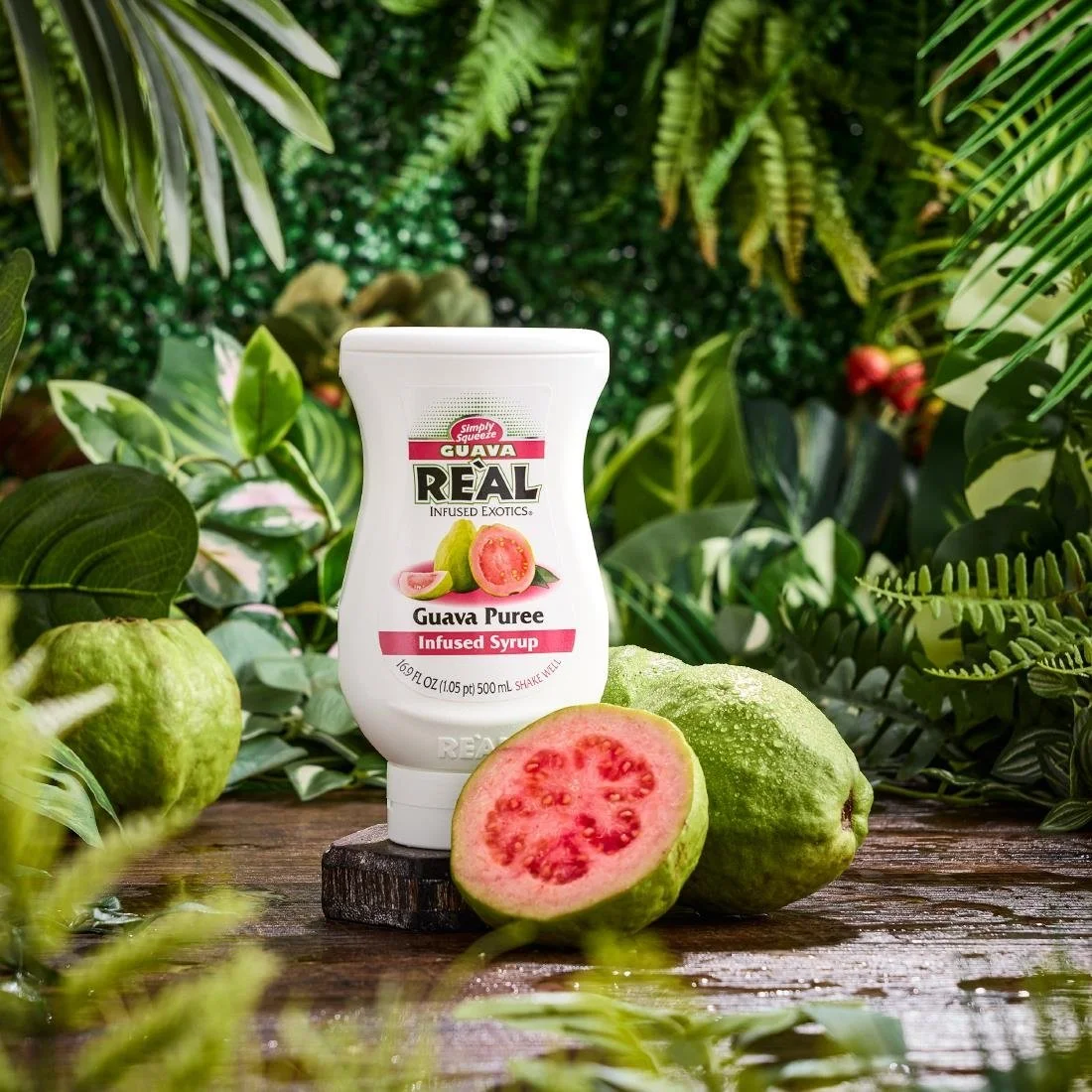 Re'al Guava Puree Infused Syrup 500ml - Image 2