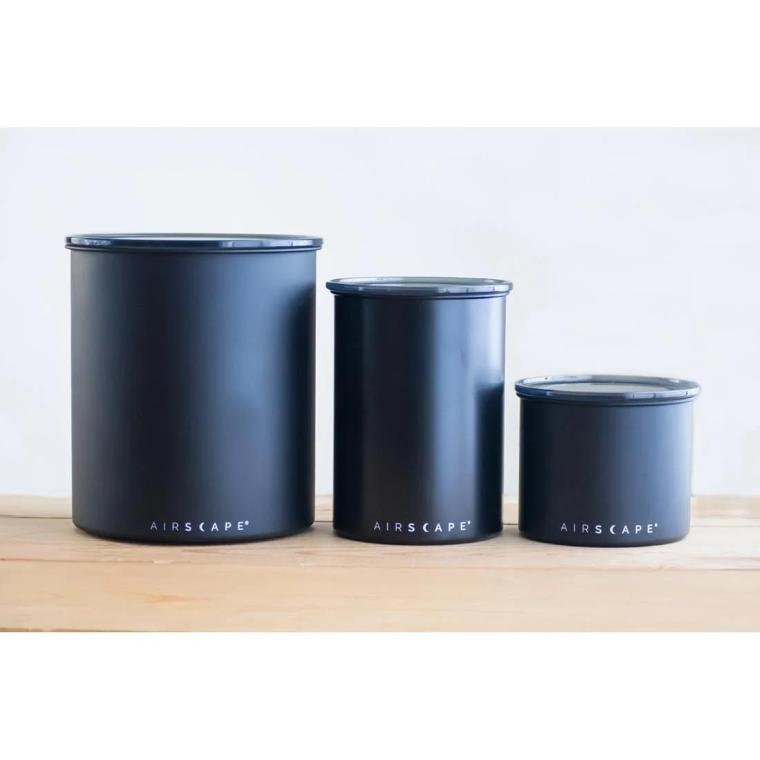 Airscape Large Coffee Bean Canister Black 1kg - Image 2