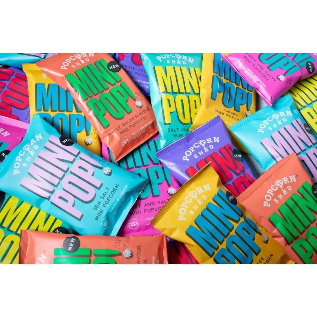 Popcorn Shed Salt & Vinegar Mini Pop! Single Serve Bag 22g (24 Pack) - Image 3