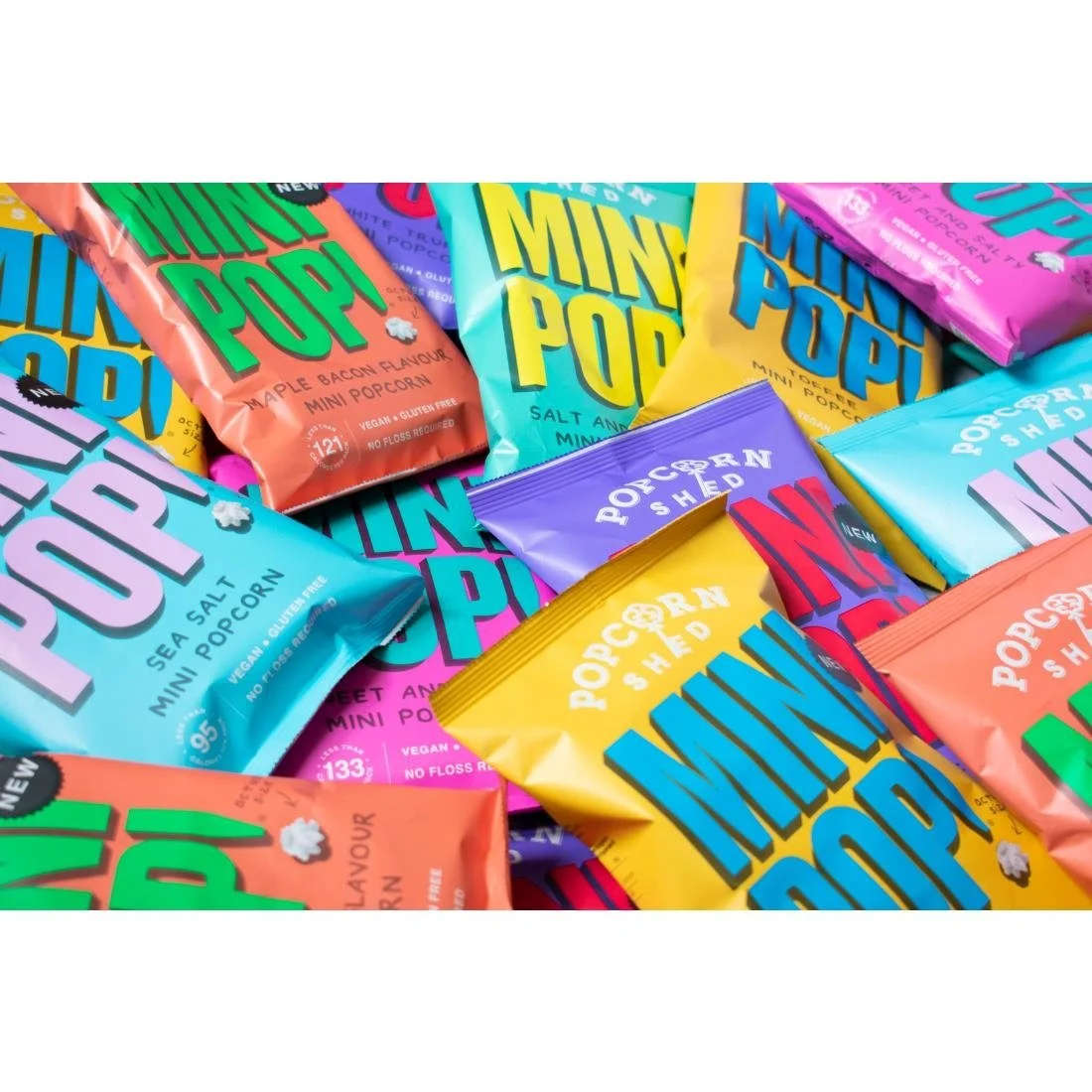 Popcorn Shed Salt & Vinegar Mini Pop! Single Serve Bag 22g (24 Pack) - Image 2