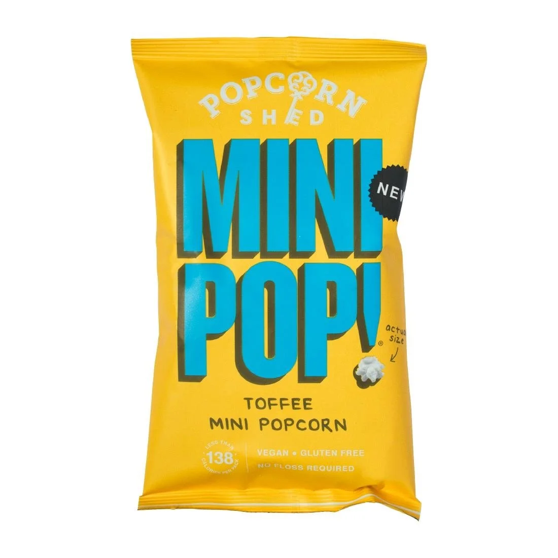 Popcorn Shed Toffee Mini Pop! Single Serve Bag 28g (24 Pack)