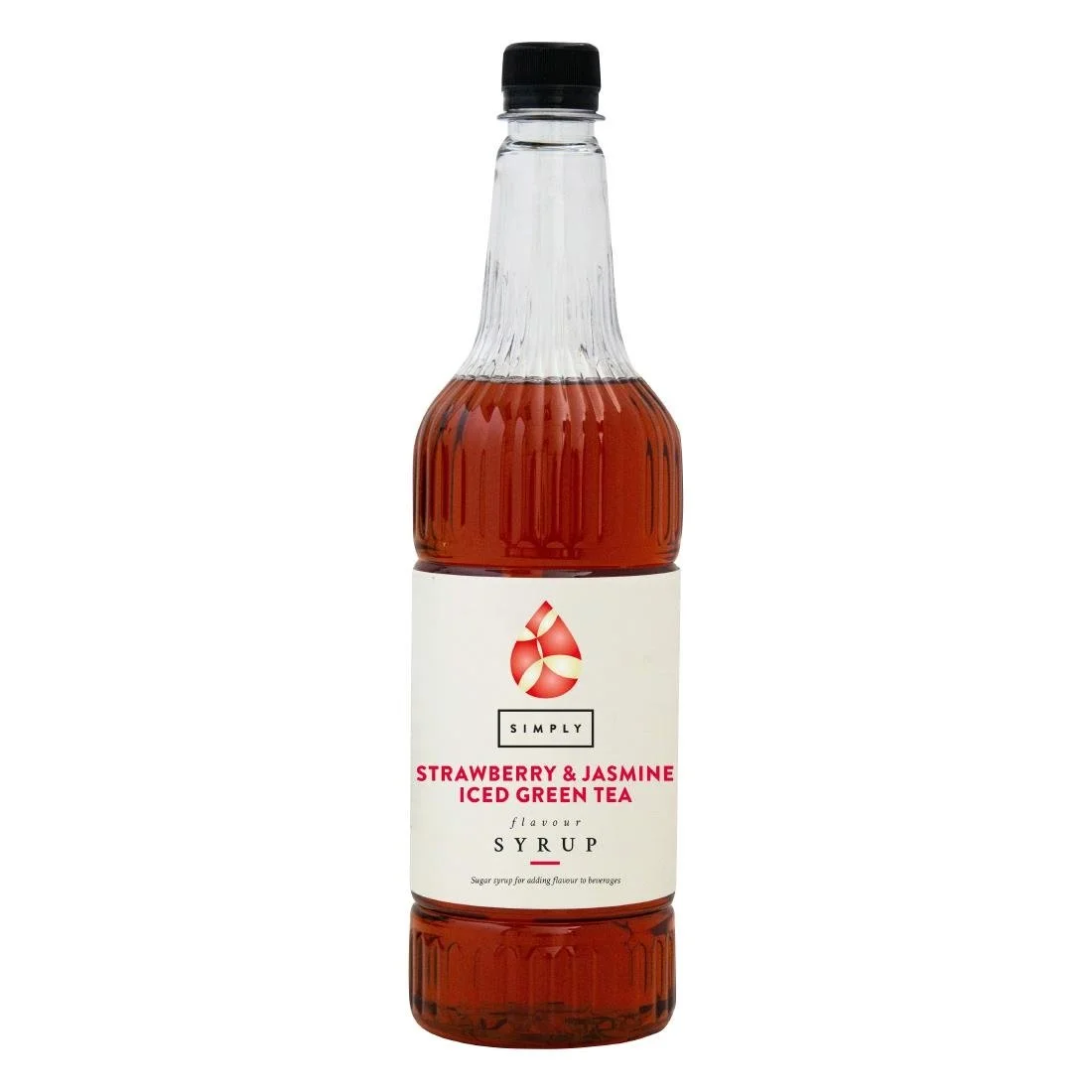Simply Strawberry & Jasmine Iced Green Tea 1Ltr - Image 1