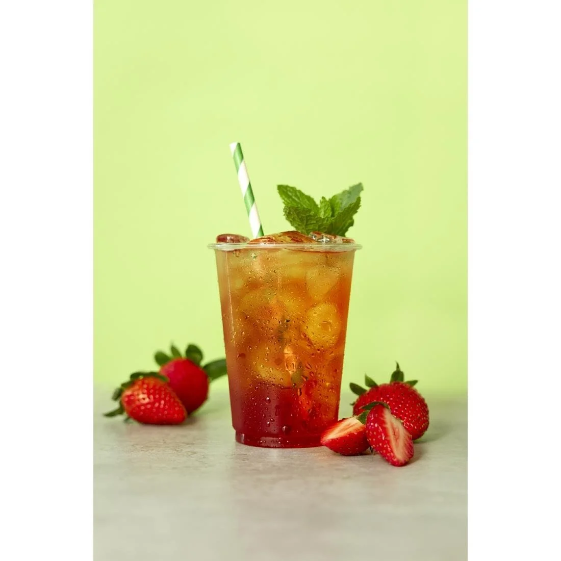 Simply Strawberry & Jasmine Iced Green Tea 1Ltr - Image 2