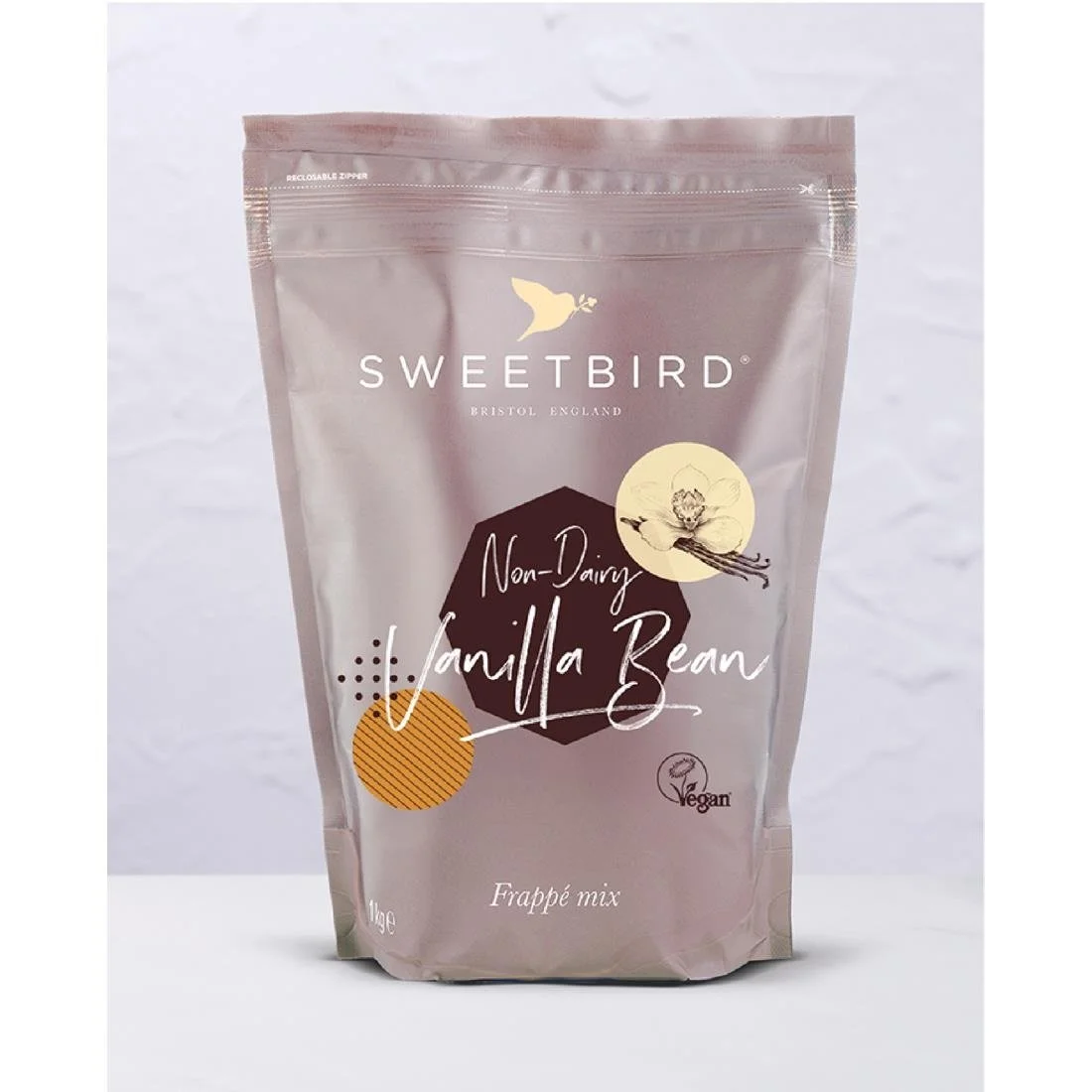 Sweetbird Vanilla Bean Frappé Pouch (Vegan) - 1kg - Image 2