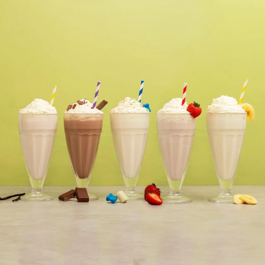 Dinoshakes Sugar Free Banana Milkshake Mix 1Ltr - Image 3