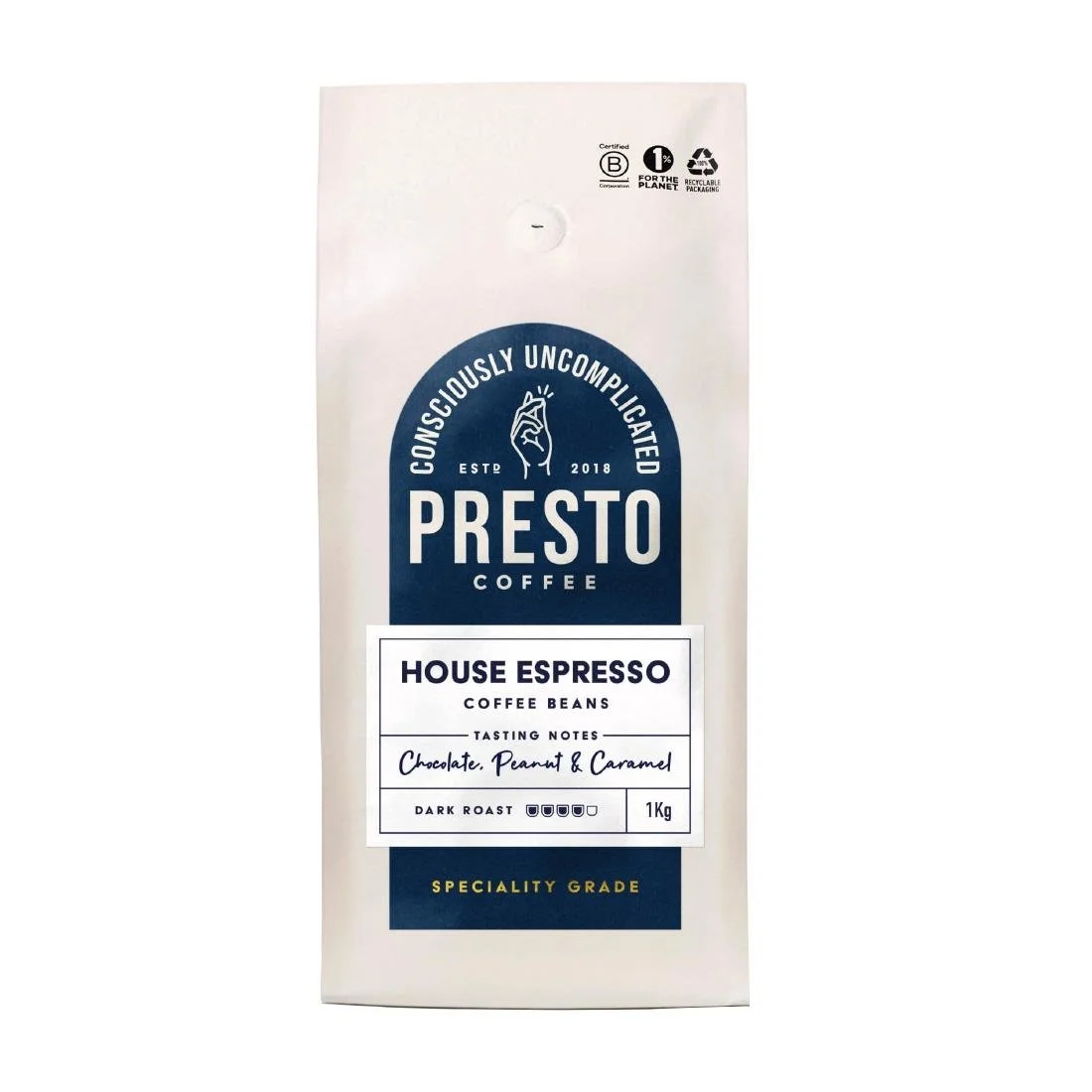Presto Coffee House Espresso Coffee Beans 1kg