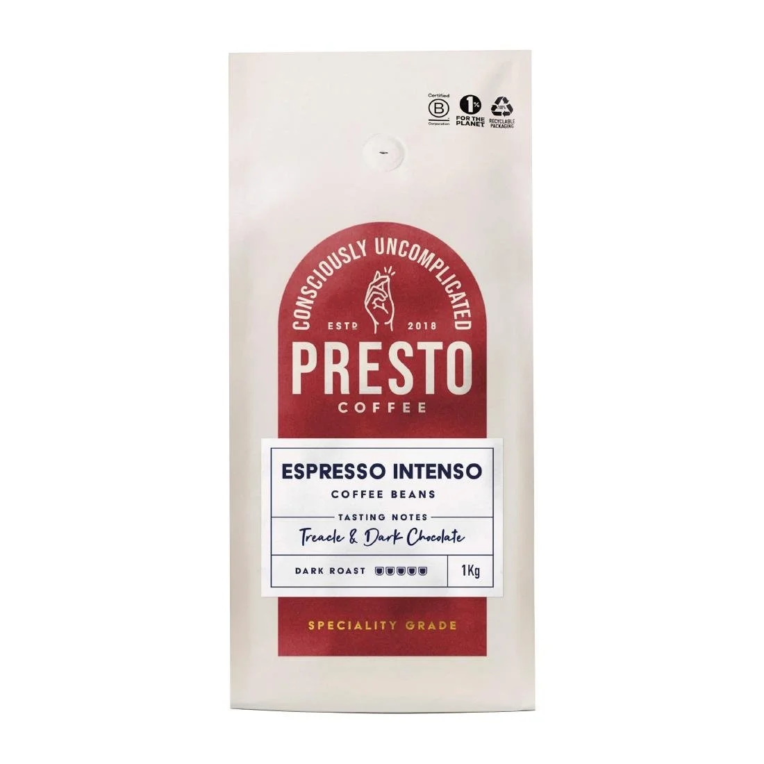 Presto Coffee Espresso Intenso Coffee Beans 1kg