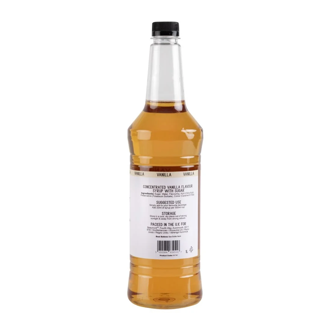 Beaumont Vanilla Syrup 1Ltr - Image 8