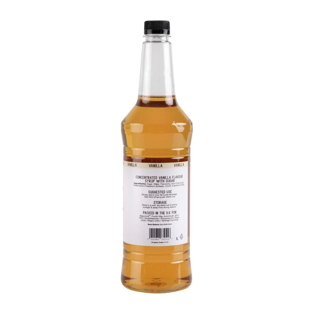 Beaumont Vanilla Syrup 1Ltr - Image 8