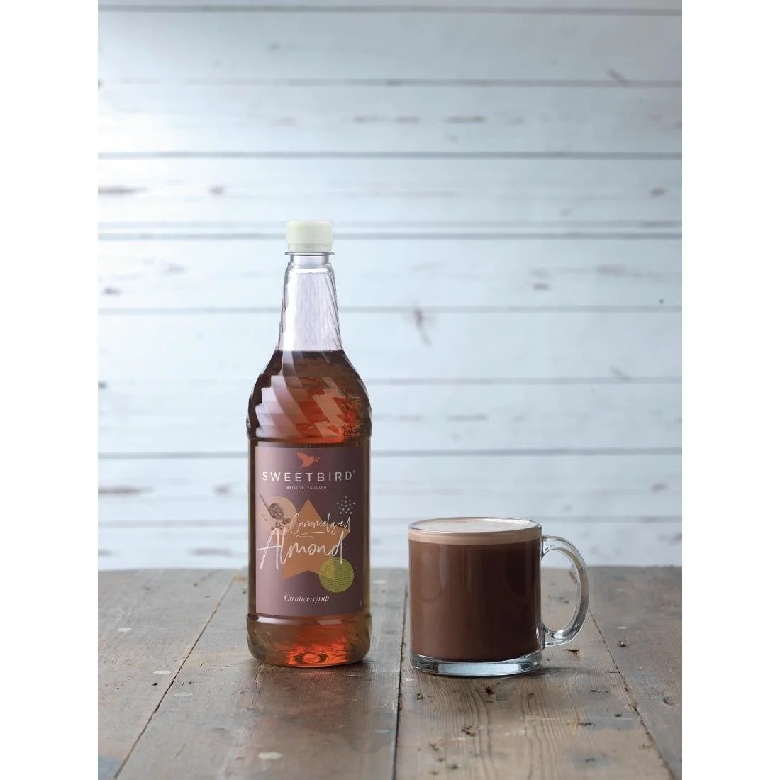 Sweetbird Caramelised Almond Syrup - 1Ltr - Image 2