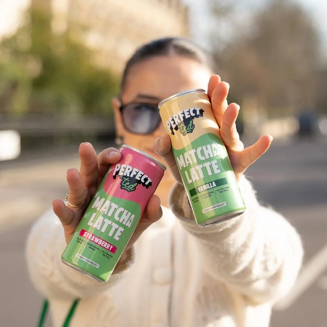 PerfectTed Matcha Latte Strawberry 250ml (12 Pack) - Image 2