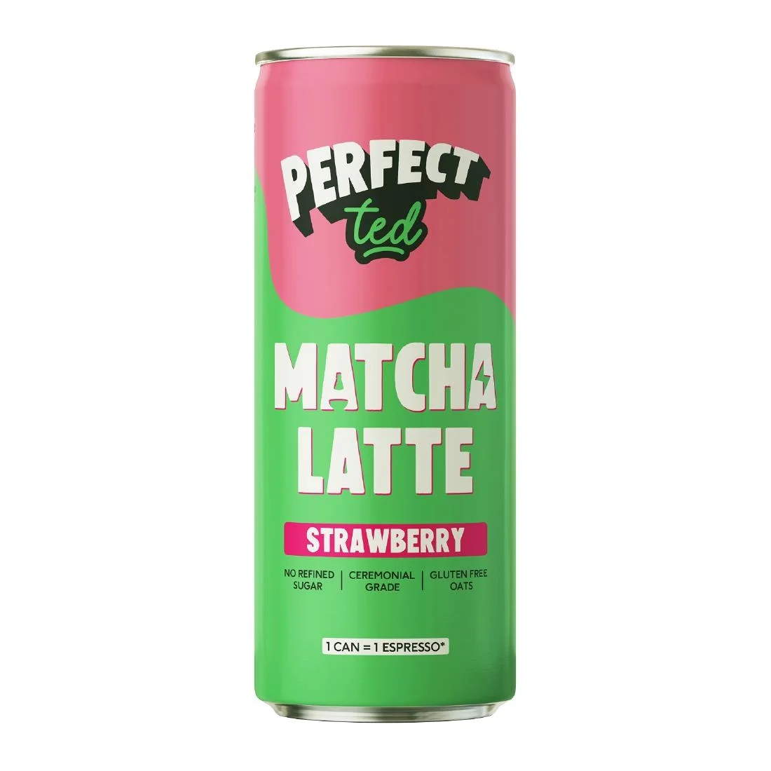 PerfectTed Matcha Latte Strawberry 250ml (12 Pack)