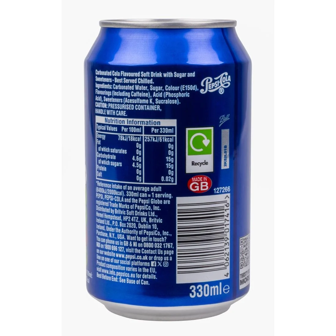 Pepsi Cans 330ml (24 Pack) - Image 3