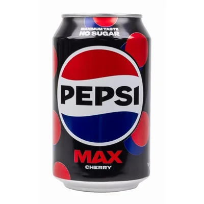 Pepsi Max Cherry Cans 330ml (24 Pack) - Image 1