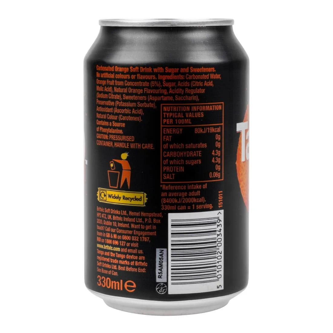 Tango Orange Cans 330ml (24 Pack) - Image 3