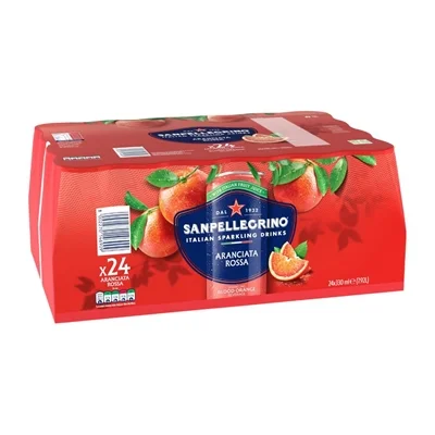 San Pelligrino Blood Orange Cans 330ml (24 Pack) - Image 2