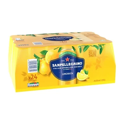 San Pelligrino Lemon Cans 330ml (24 Pack) - Image 2