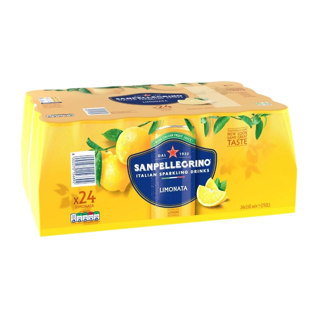 San Pelligrino Lemon Cans 330ml (24 Pack) - Image 2