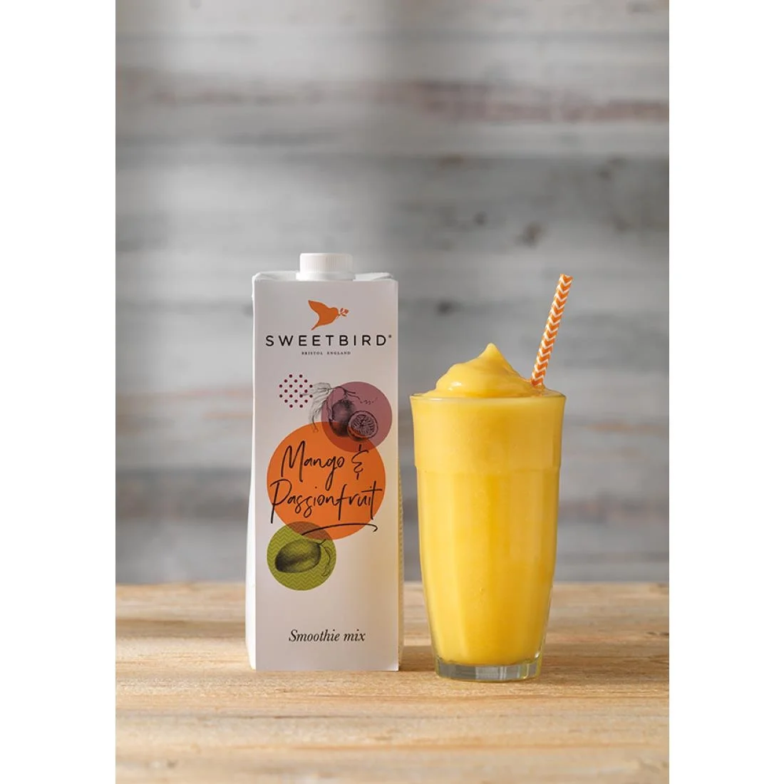 Sweetbird Mango & Passionfruit Smoothie 1Ltr - Image 2