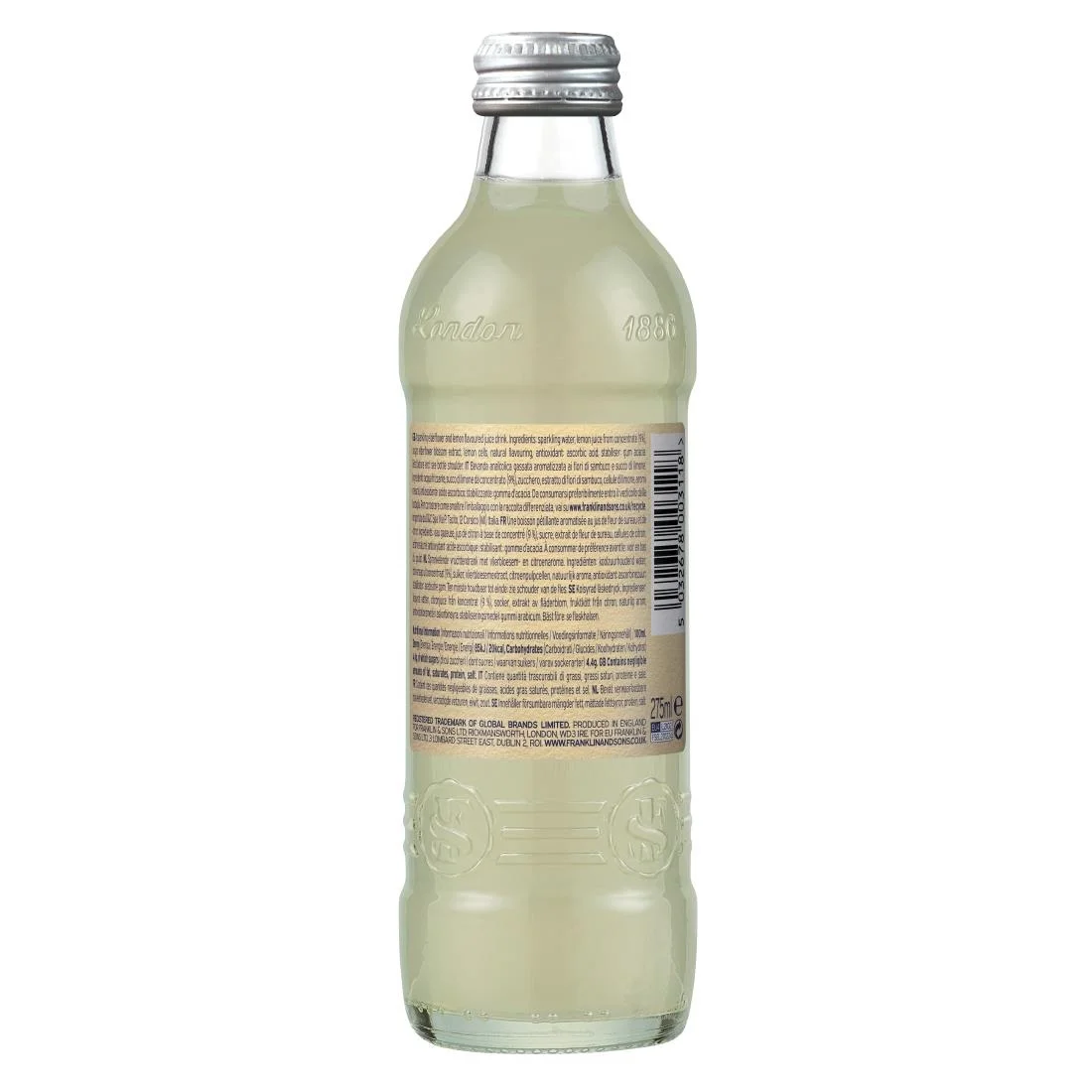 Franklin & Sons Hedgerow Elderflower Lemonade 275ml (12 Pack) - Image 3
