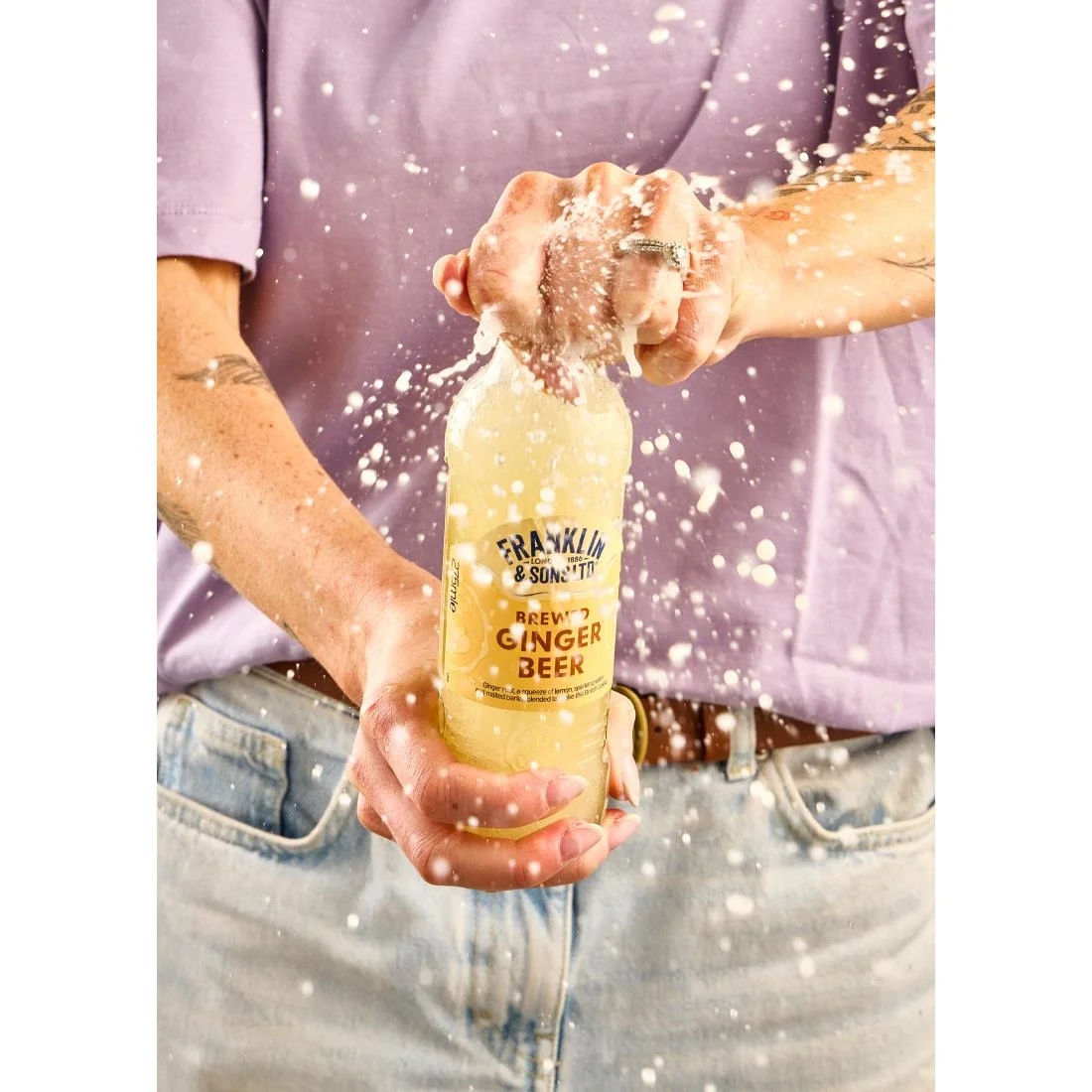 Franklin & Sons Brewed Ginger Beer 275ml (12 Pack) - Image 3