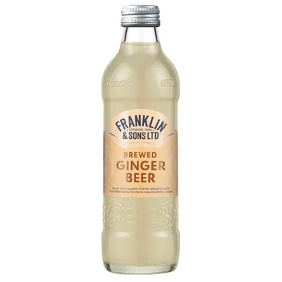 Franklin & Sons Brewed Ginger Beer 275ml (12 Pack) - Image 4
