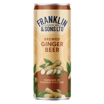 Franklin & Sons Brewed Ginger Beer Cans 250ml (12 Pack) - Image 6