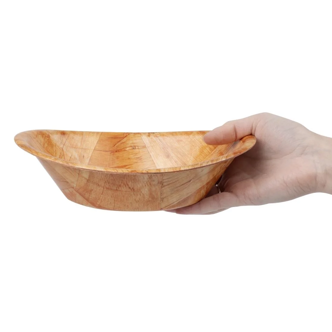 Oval Wooden Bowl Small - Image 6