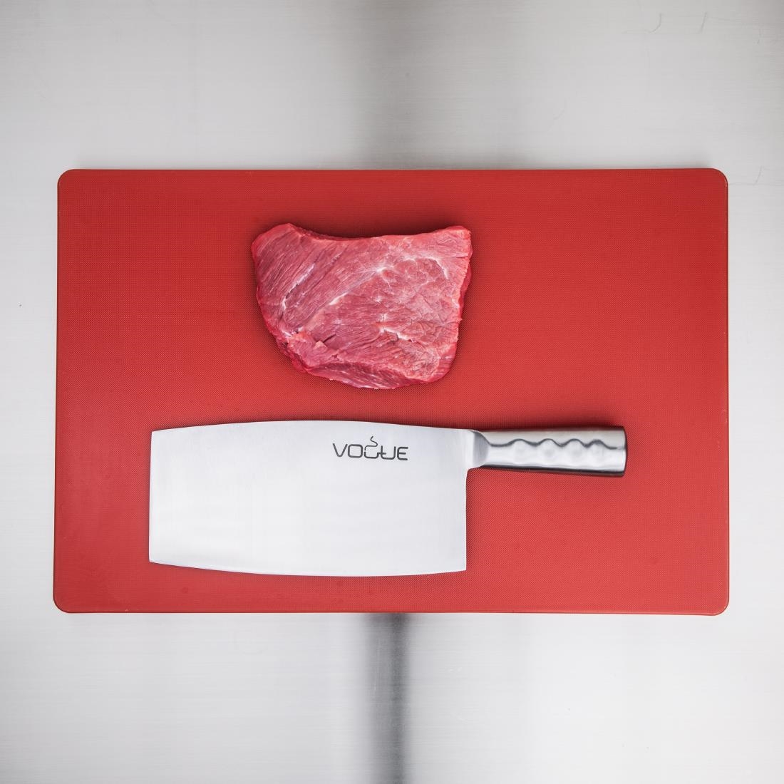 Vogue Stainless Steel Chinese Cleaver 20.5cm