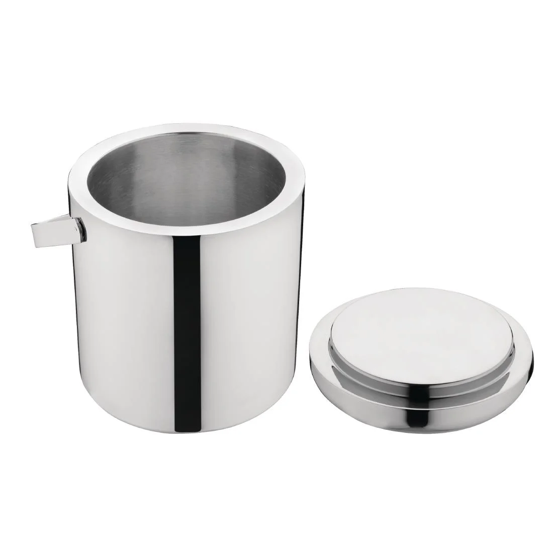 Ice Bucket with Lid and Tongs - Image 5