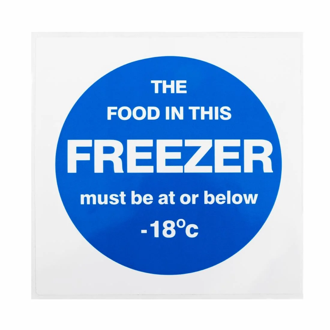 Vogue Food In This Freezer Sign