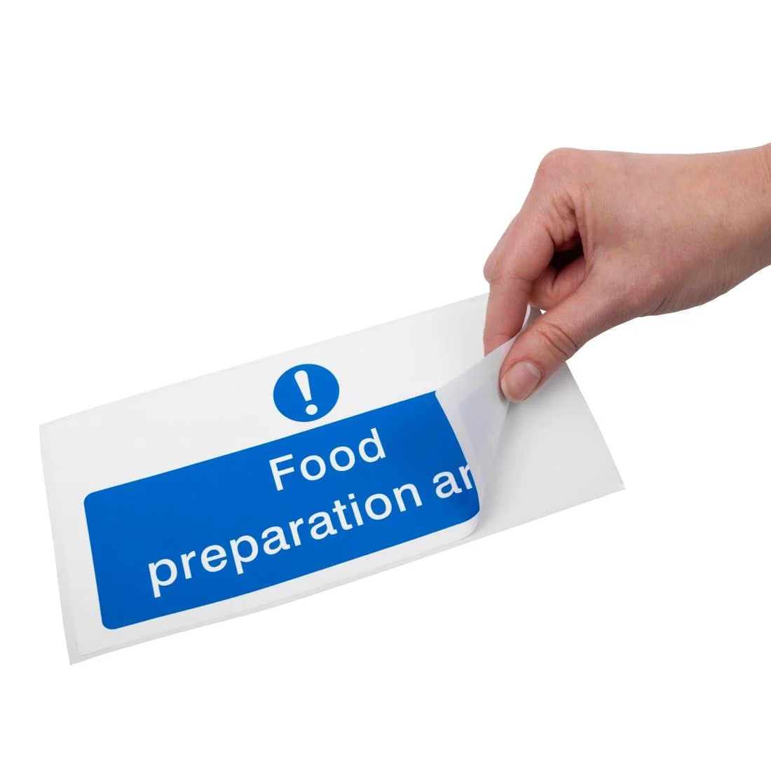 Vogue Food Preparation Area Sign - Image 3