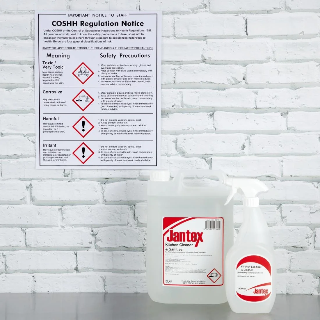 Vogue COSHH Regulations Sign - Image 5