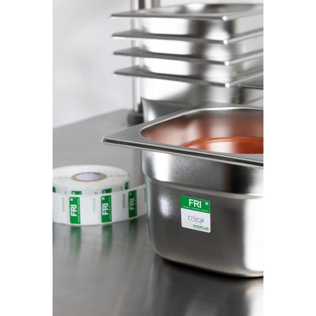 Vogue Removable Colour Coded Food Labels Friday - Image 5