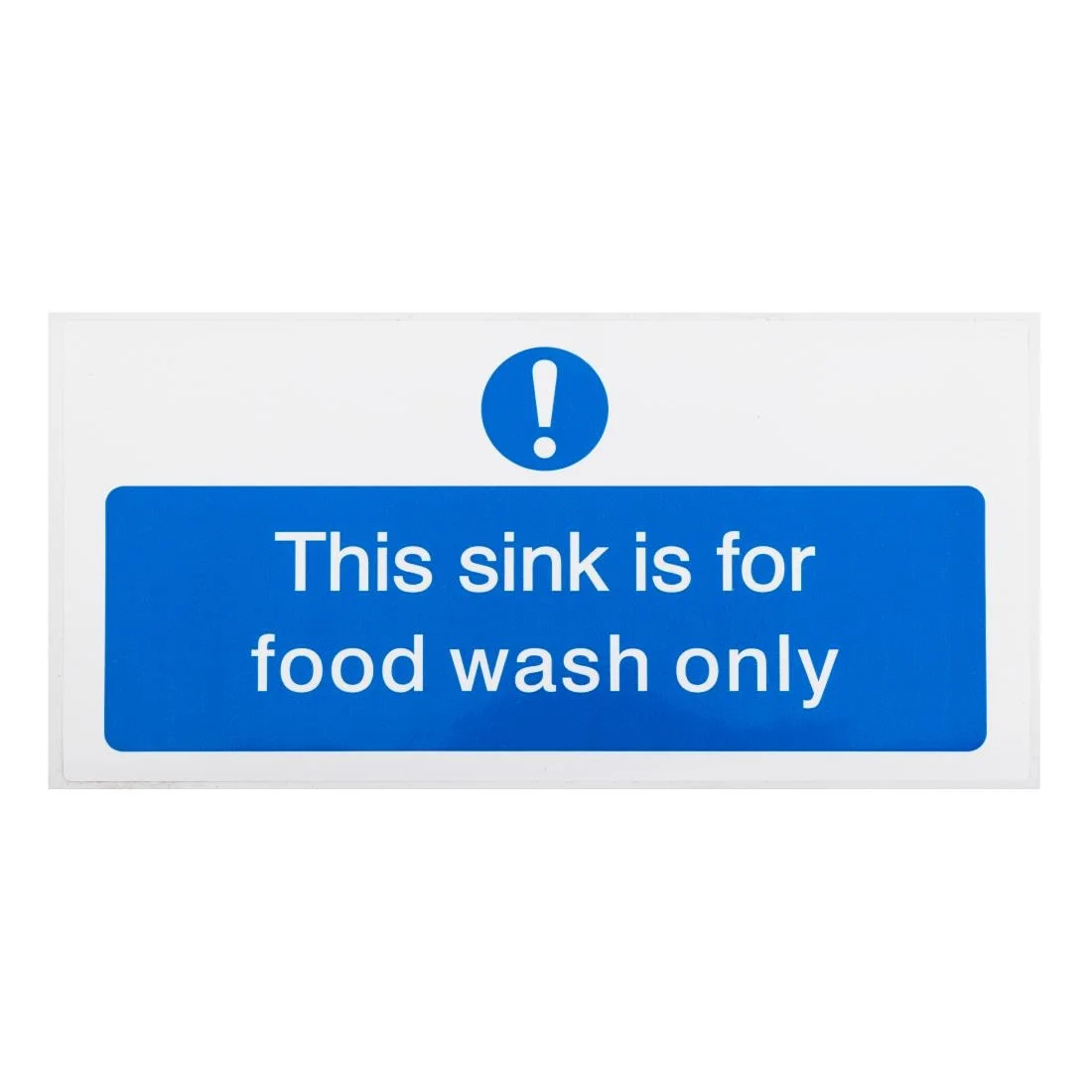 Vogue Food Wash Only Sign - Image 1