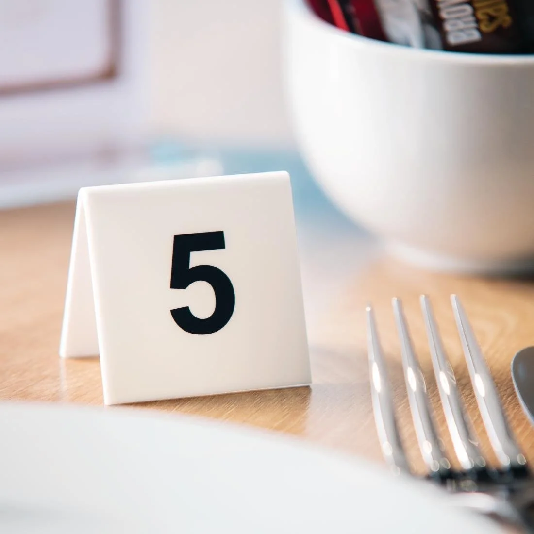 Plastic Table Numbers 1-10 - Image 2