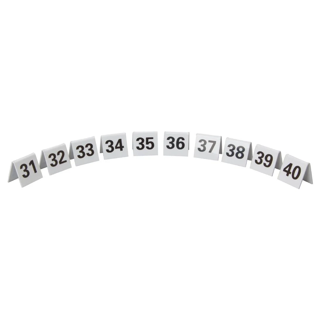 Beaumont Perspex Table Numbers 31-40