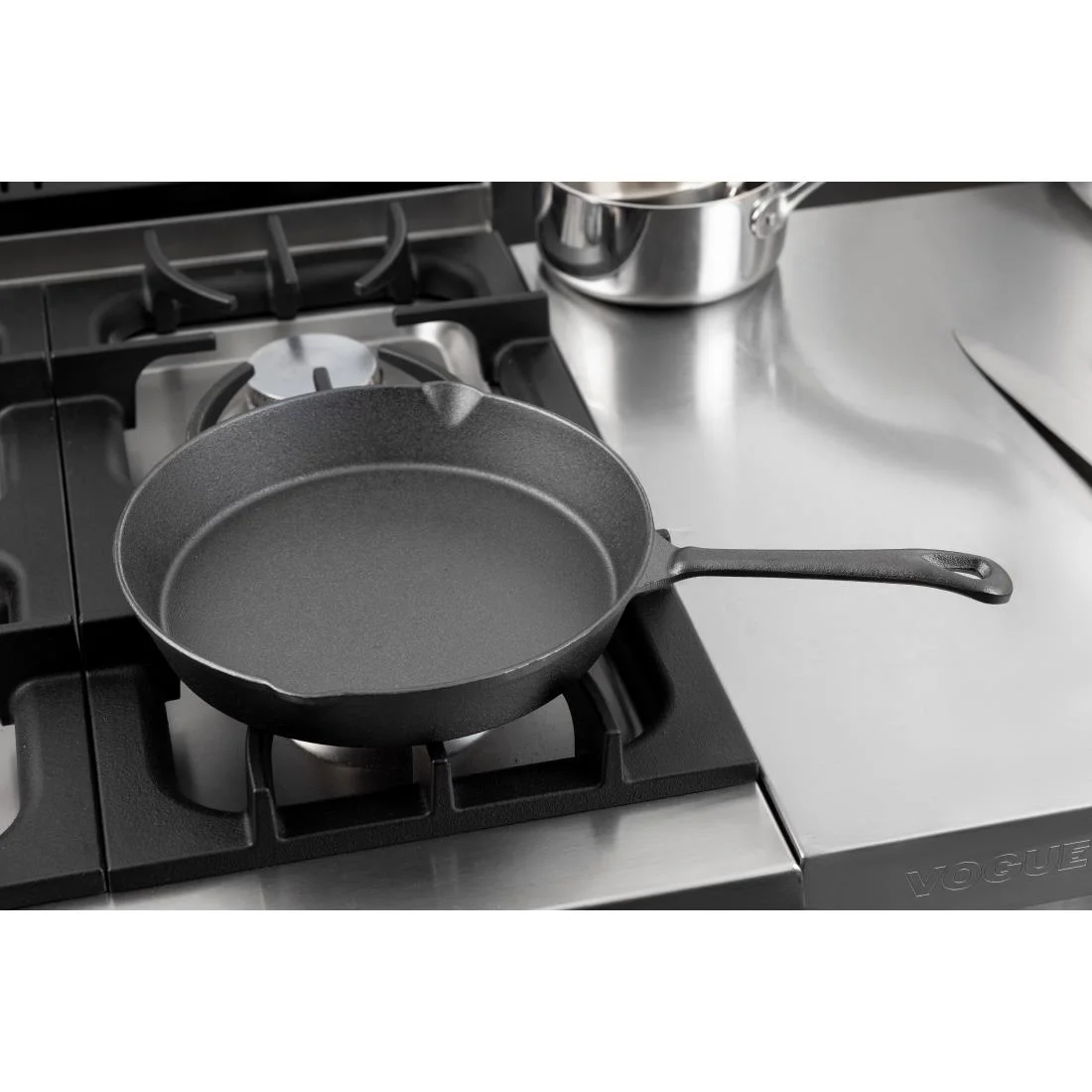 Vogue Round Cast Iron Skillet Pan 255mm - Image 7