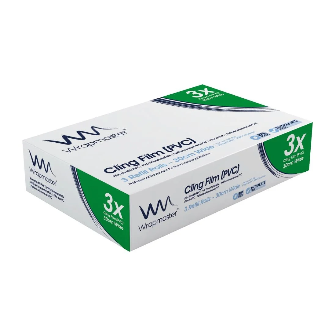 Wrapmaster Cling Film 305mm x 300m (Pack of 3) - Image 2
