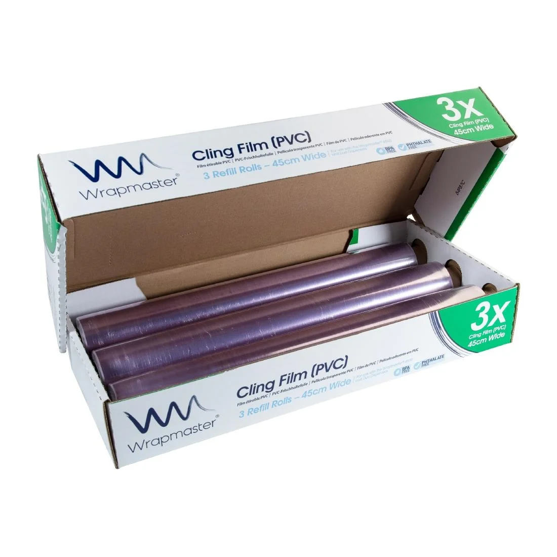 Wrapmaster Cling Film 460mm x 300m (Pack of 3) - Image 3