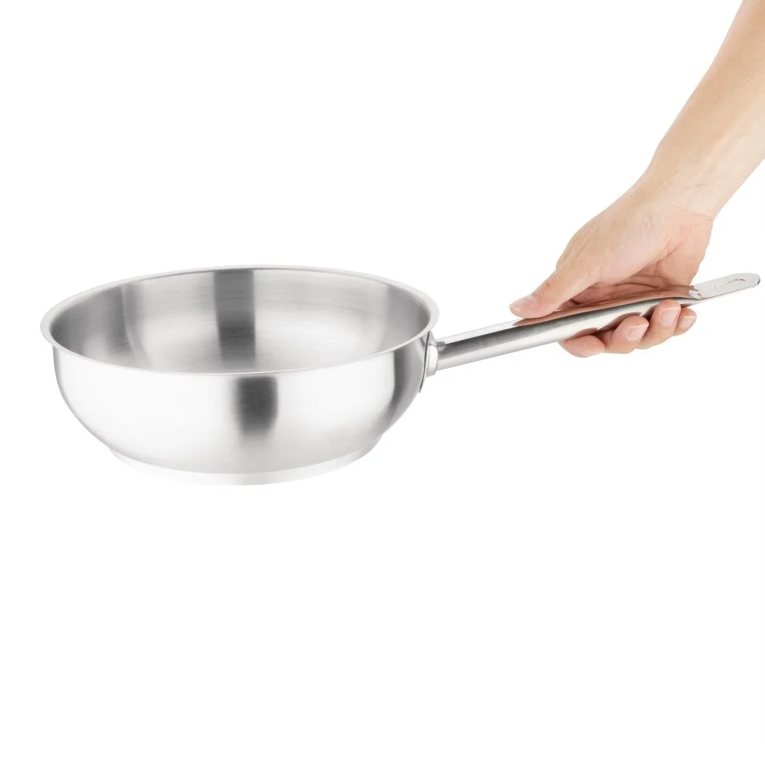 Vogue Stainless Steel Saute Pan 240mm - Image 2
