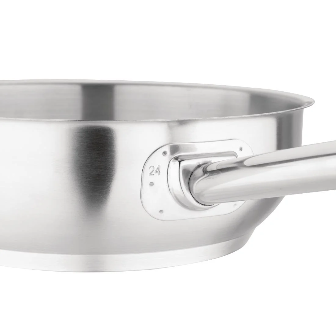 Vogue Stainless Steel Saute Pan 240mm - Image 3