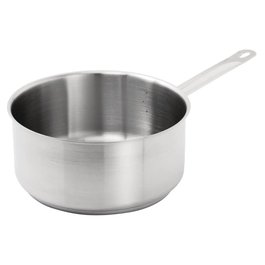 Vogue Stainless Steel Saucepan with Lid 24cm - Image 2